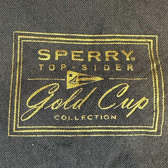 VTG SPERRY TOP-SIDER GOLD CUP COLLECTION DUST SHOE BAG GRAY  16”x18” COLLECTIBLE - Picture 3 of 11